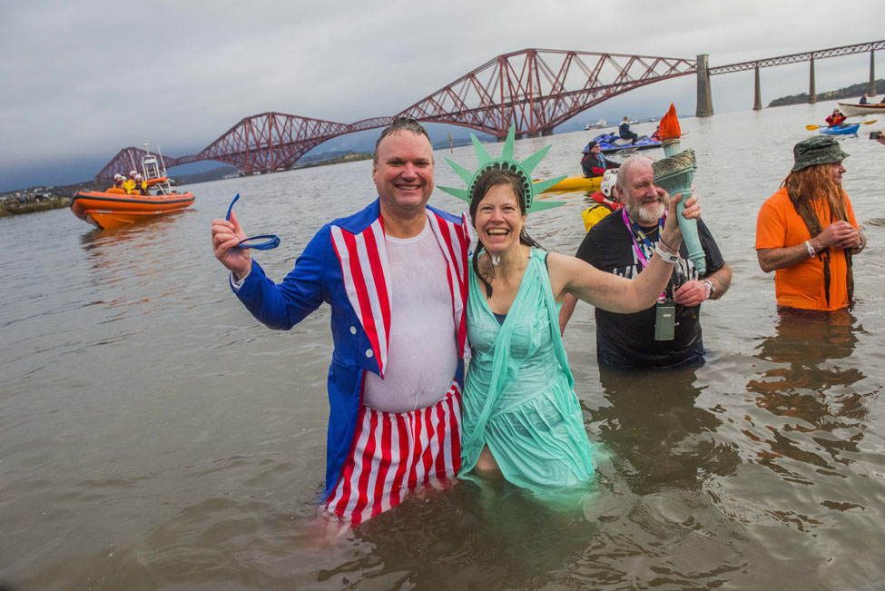 Edinburghs Hogmanay Loony Dook Chris Watt 68